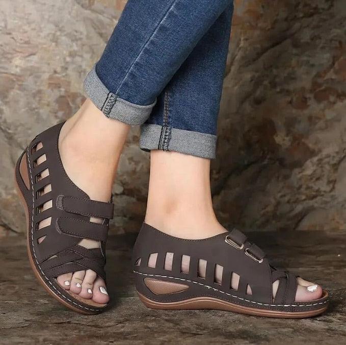 Sandales été à enfiler pour femmes - Syramica Confort Orthopédique