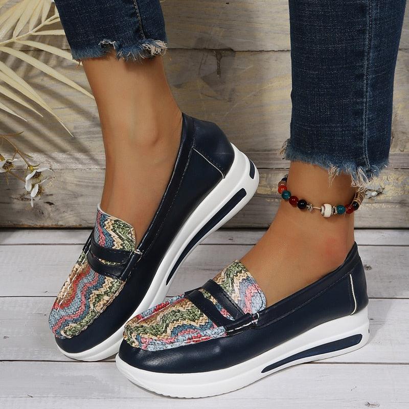 Chaussures orthopédiques compensées décontractées pour Femmes - Zenko Confort Orthopédique