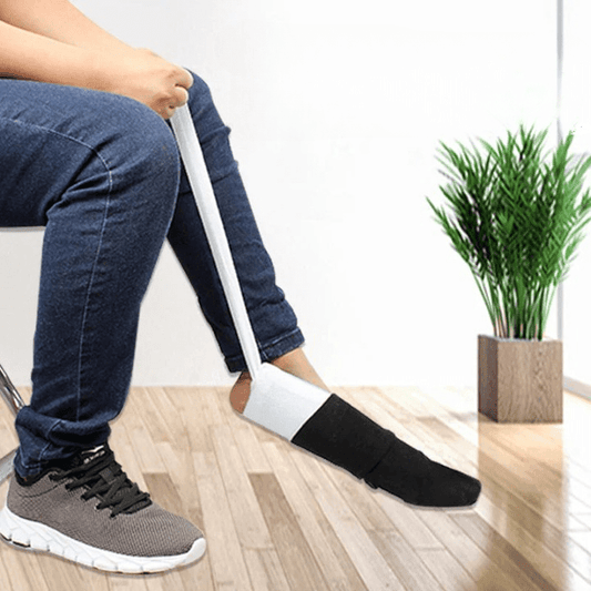 Enfile Chaussette Outil Flexible d'Aide - Confort Orthopédique