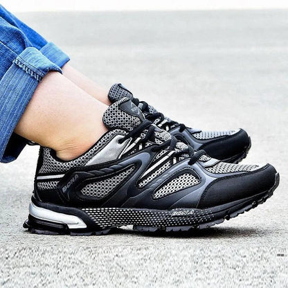 Chaussures de Course en Maille Fendue pour Hommes Confort Orthopédique
