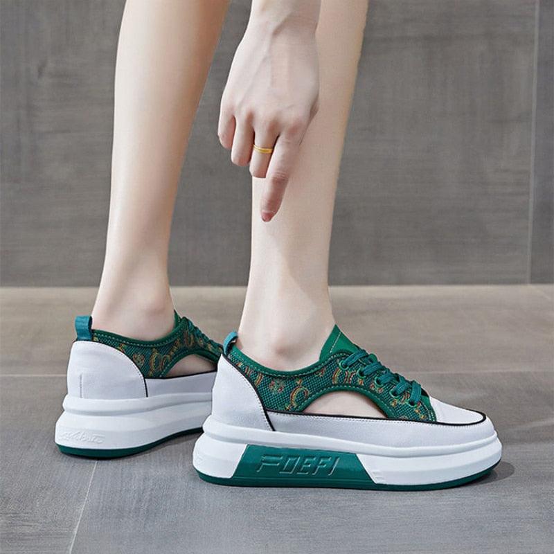 Chaussures orthopédiques de sport en toile pour femmes - Jordyn Confort Orthopédique