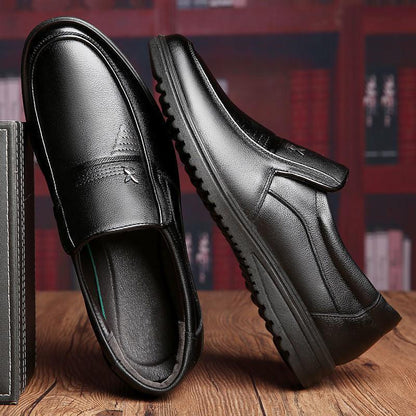 Chaussures d'affaires en cuir verni pour hommes - Dao Confort Orthopédique