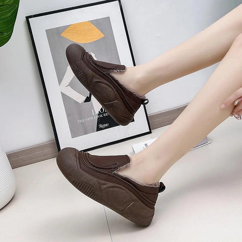 Chaussures orthopédiques femme en coton Confort Orthopédique