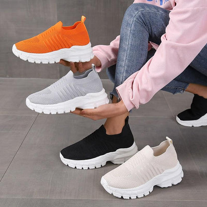 Chaussures orthopédiques tricotées en maille pour femmes - Swerty Confort Orthopédique