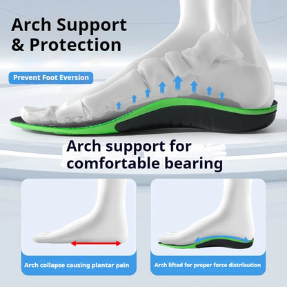 Collection Mode - Semelles orthopédiques confortables avec soutien de la – semelle noire avec support de voûte et relief visible, indiquant l'amorti