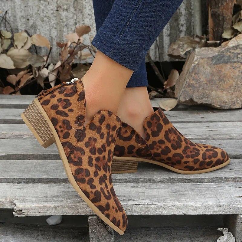 Bottes femmes à talons optiques Shatoo Confort Orthopédique