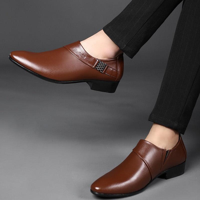 Chaussures de travail en cuir pour hommes - DAKY Confort Orthopédique