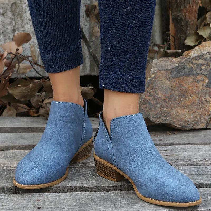 Bottes femmes à talons optiques Shatoo Confort Orthopédique