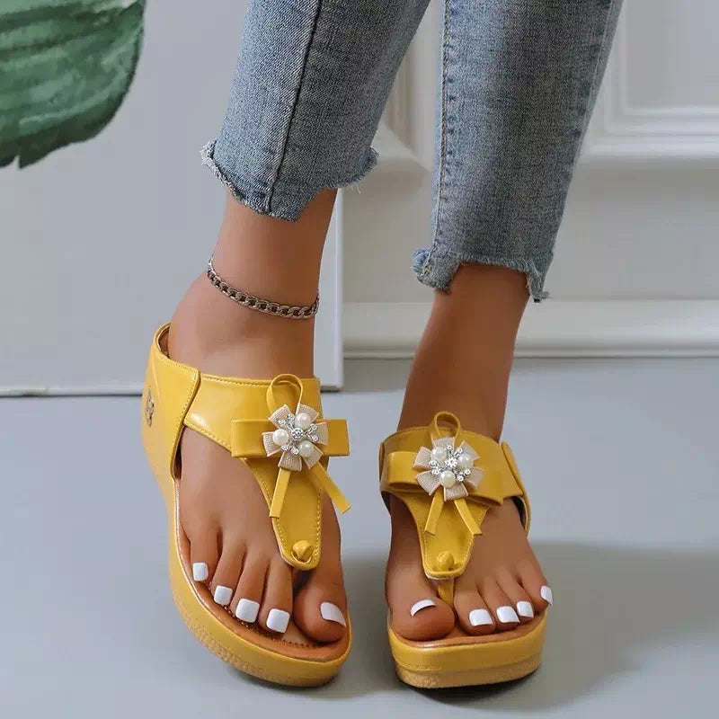 Tongs orthopédiques femmes modernes et élégantes - 36 / Linen