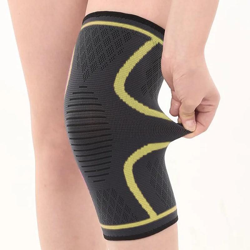 Orthèse genou jaune - Confort Orthopédique
