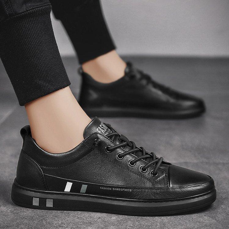 Chaussures Orthopédiques Hommes décontractées en cuir véritable - Confort Orthopédique