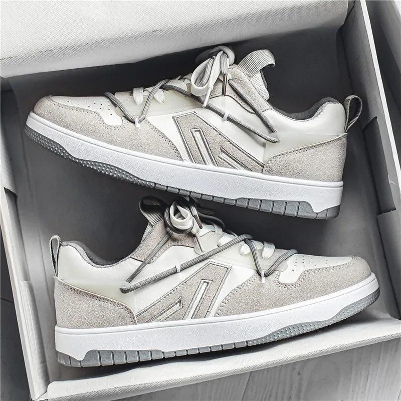 Chaussures Orthopédiques de skate basses avec lacets contrastés pour femmes - Ryler - Confort Orthopédique