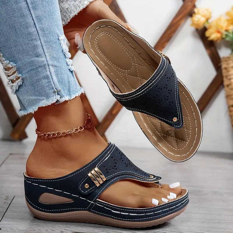 Sandales compensées De plage pour femme - Sill - Confort Orthopédique