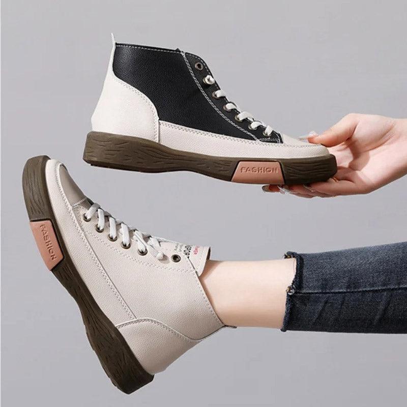 basket taupe femme - Confort Orthopédique