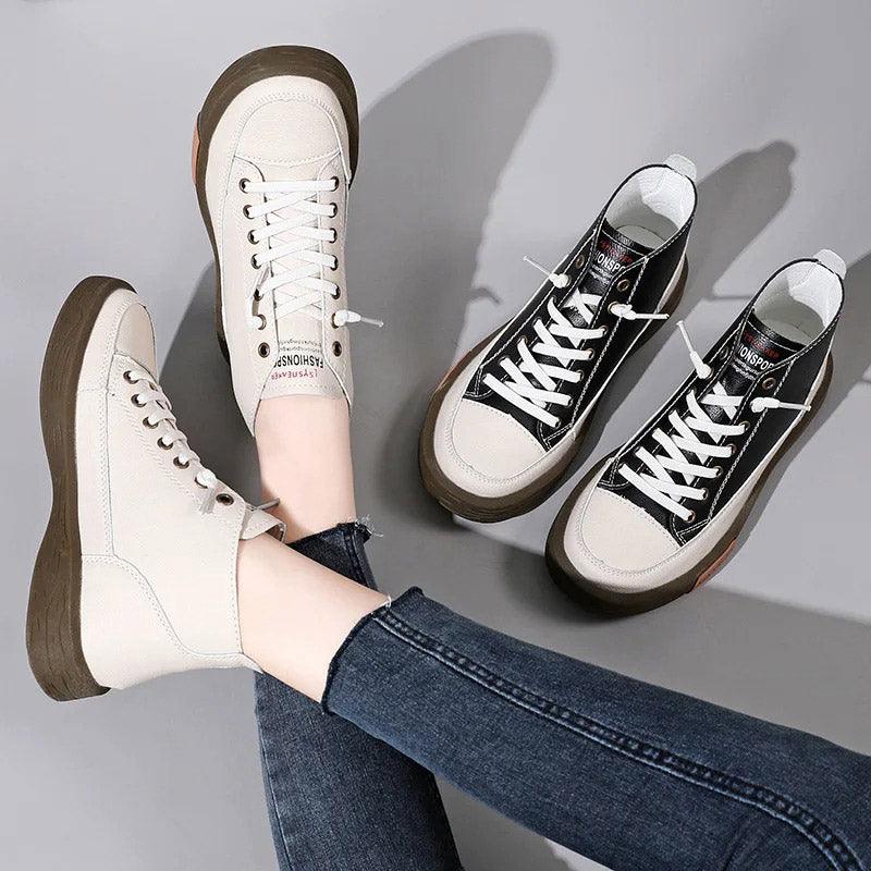 basket taupe femme - Confort Orthopédique