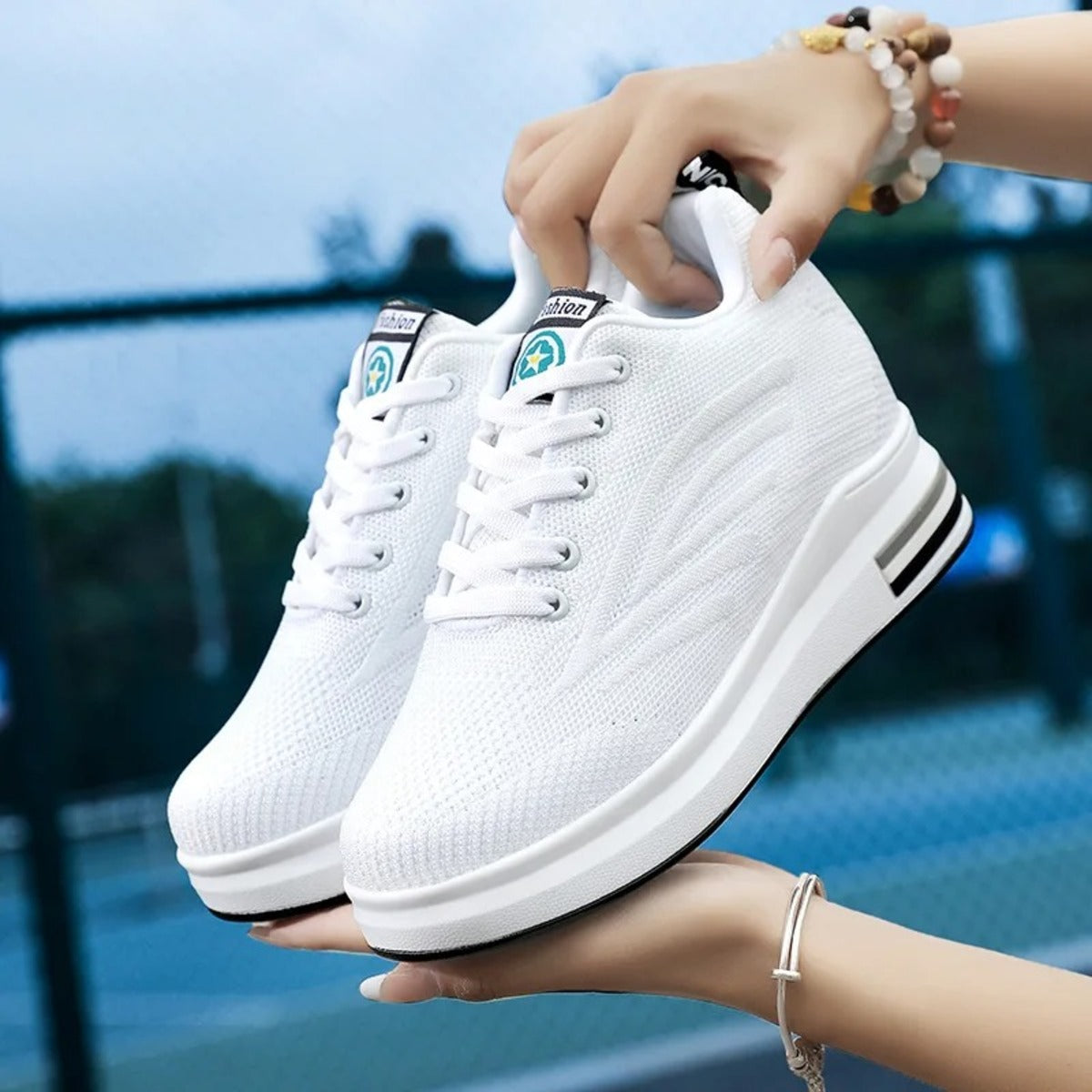 Basket femme avec talon - 35 / Noir