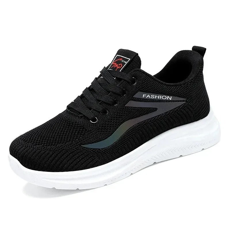 Baskets légères pour femme adaptées aux pieds larges - 36 / Black