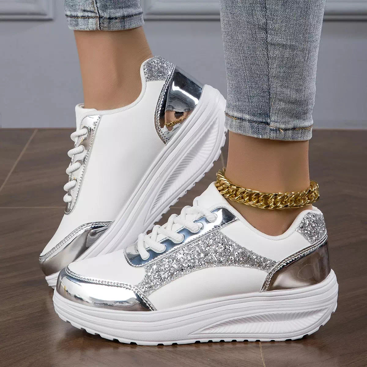 Basket chic pour femmes - Confort Orthopédique