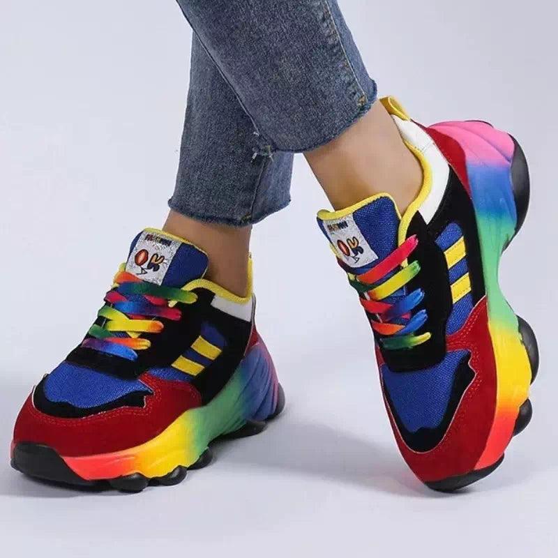 Basket colorée pour femmes - Confort Orthopédique