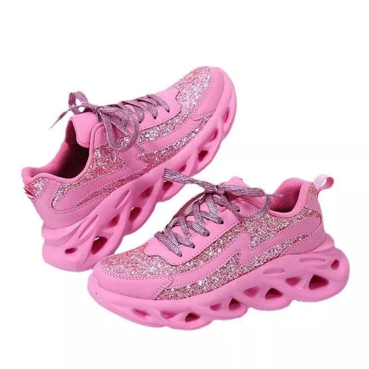 Basket rose pour femmes - Confort Orthopédique