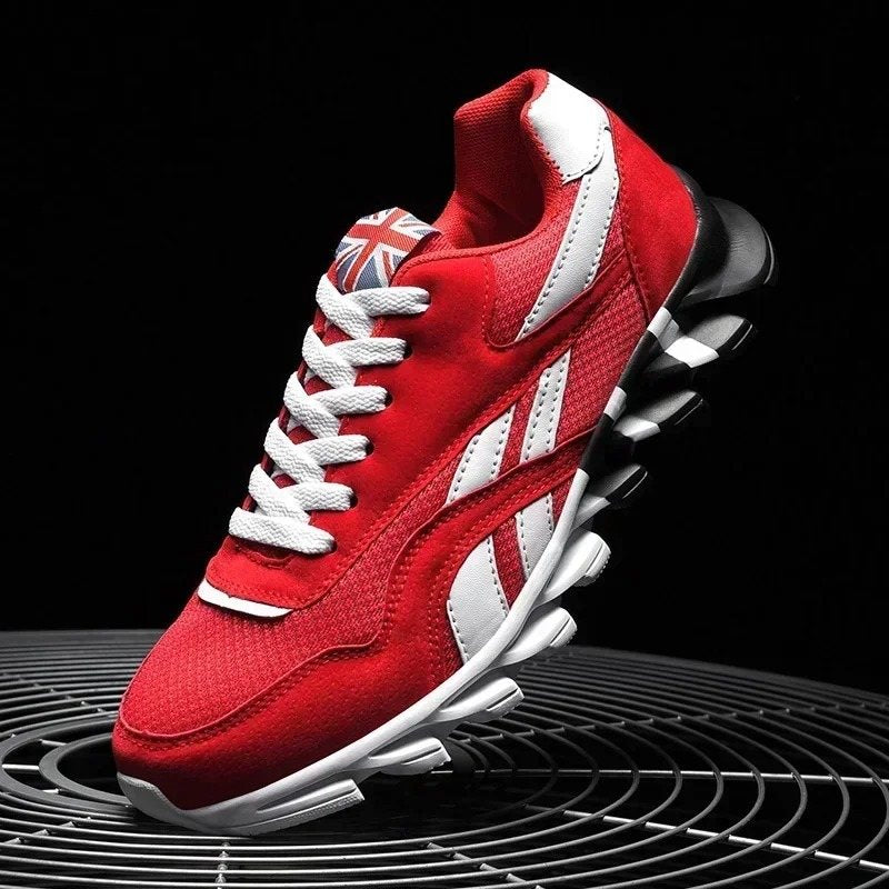 Baskets homme design dynamique UK - 36 / Red