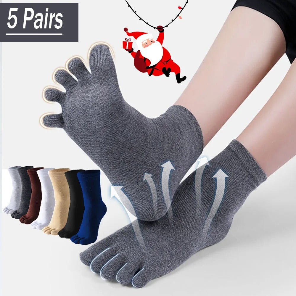 Chaussette avec doigt de pied orthopédique HIVER - 39 / Blanc