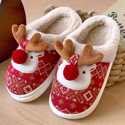 chausson renne de noel - 38 / Red