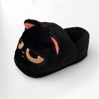 Chaussons femme chat noir - 43 / Black