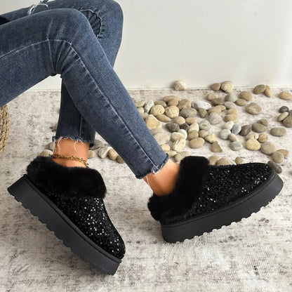 Chaussons Femme Tendance - Peluche Courte Douce - Style Élégant – vue produit 6