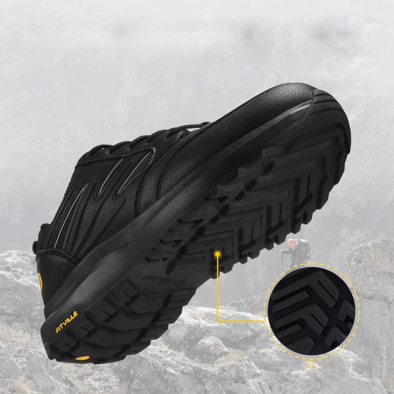 Chaussures de randonnée grande largeur pour homme - 39 / Black