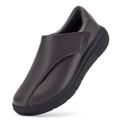 Chaussures à scratch faciles à enfiler pour personne âgée - 43 / Black