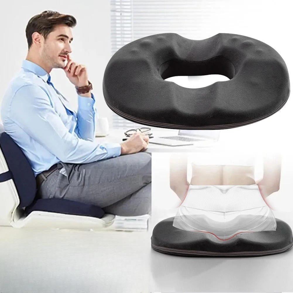 Coussin Ergonomique Lombaire en Relief avec Trou Central pour Homme – vue produit 5