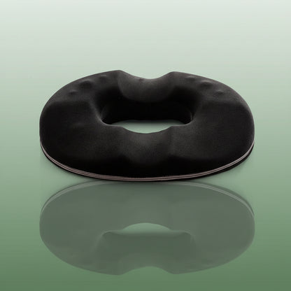 Coussin Ergonomique Lombaire en Relief avec Trou Central pour Homme - Noir