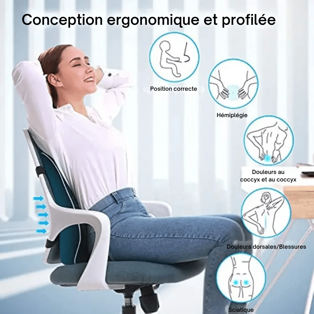 Coussin Orthopédique Dos de Siège - Image 4