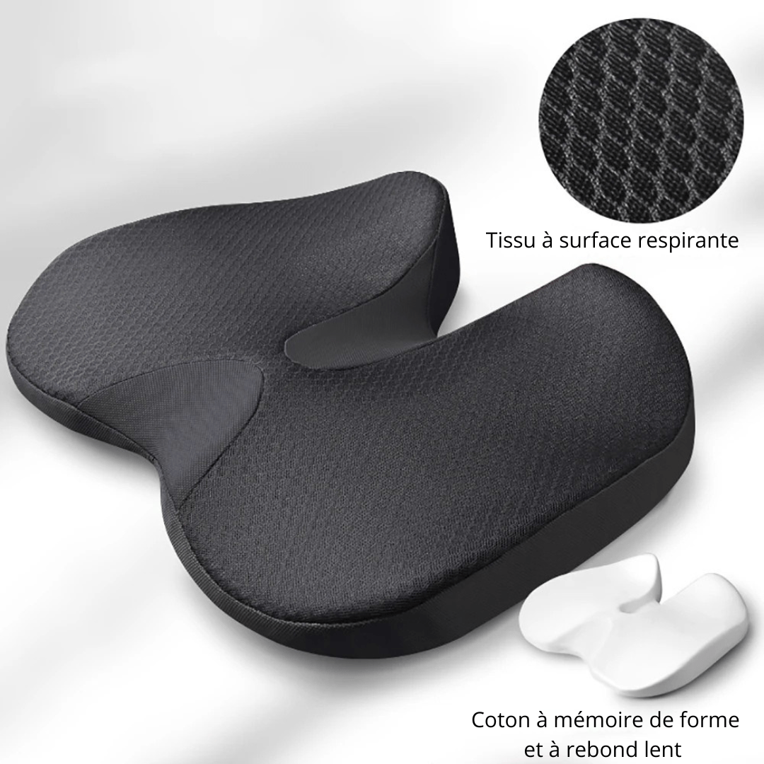 Coussin Orthopédique en Mousse à Mémoire de Forme pour Chaise ou Siège Automobile – vue produit 3
