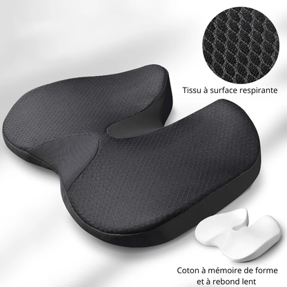 Coussin Orthopédique en Mousse à Mémoire de Forme pour Chaise ou Siège Automobile – vue produit 3