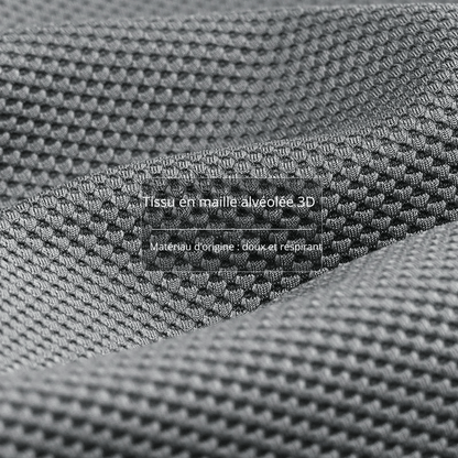 Coussin Orthopédique Lombaire Avec Sangle Élastique - Noir allongé