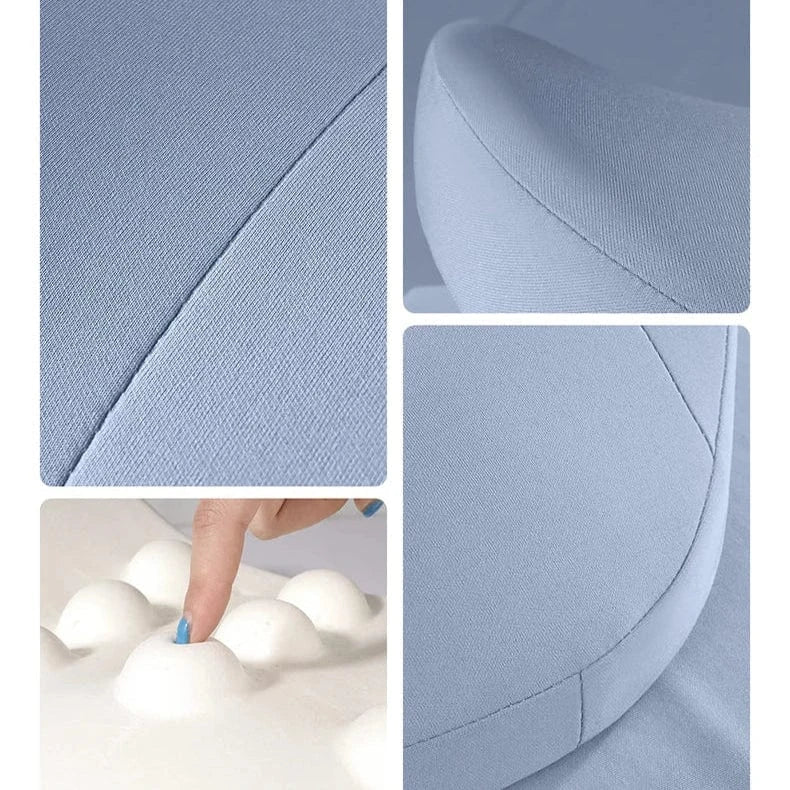 Coussin Orthopédique Lombaire Bleu et Ergonomique - Image 3