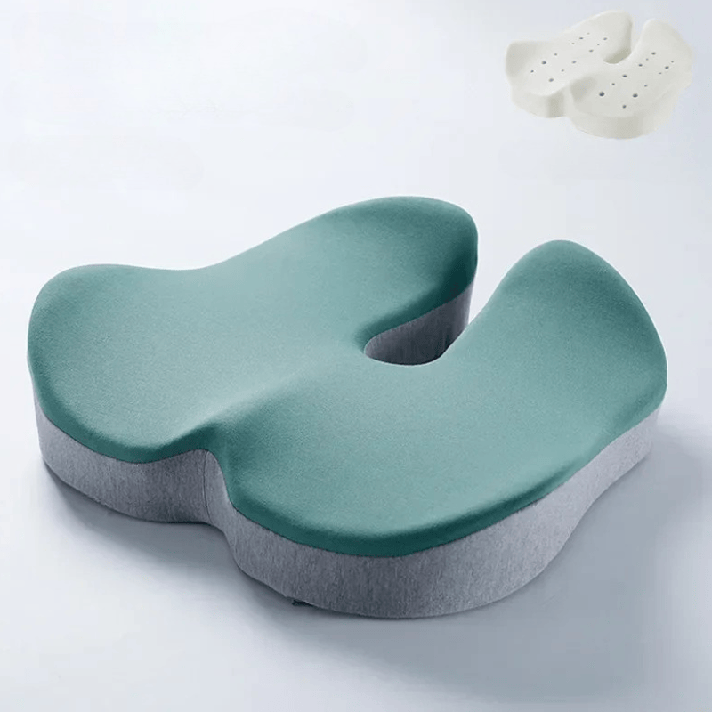 Coussin Orthopédique Lombaire Design et Discret pour Femme - Gris foncé