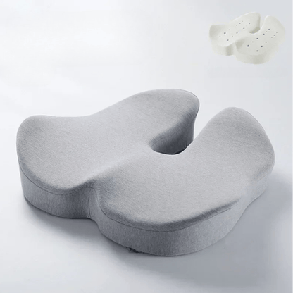 Coussin Orthopédique Lombaire Design et Discret pour Femme - Vert matcha