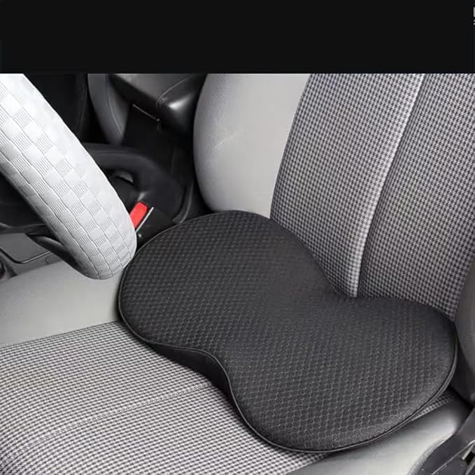 Coussin Orthopédique Lombaire Ergonomique pour Voiture - Beige / 44 x 26.7 x 8.9cm