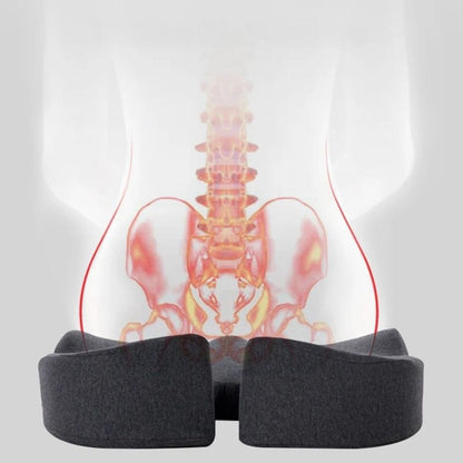 Coussin Orthopédique Lombaire Incurvé Pour Voiture À Mémoire De Forme - Image 2