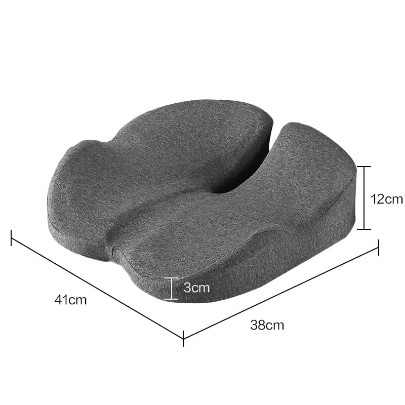 Coussin Orthopédique Lombaire Incurvé Pour Voiture À Mémoire De Forme - 41x38x12cm