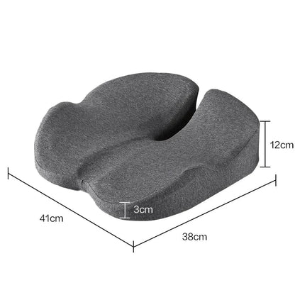 Coussin Orthopédique Lombaire Incurvé Pour Voiture À Mémoire De Forme - 41x38x12cm