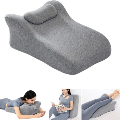 Coussin Orthopédique pour Dormir sur le Ventre. - Gris