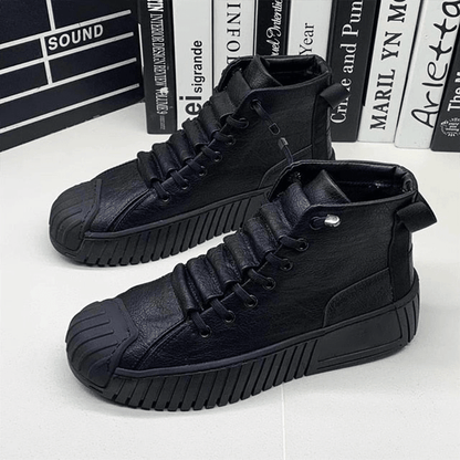 Chaussure haute en cuir Confort Orthopédique