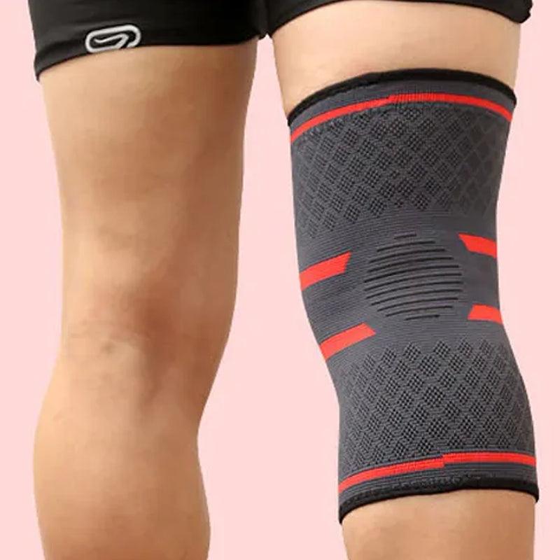 Orthèse genou rouge - Confort Orthopédique