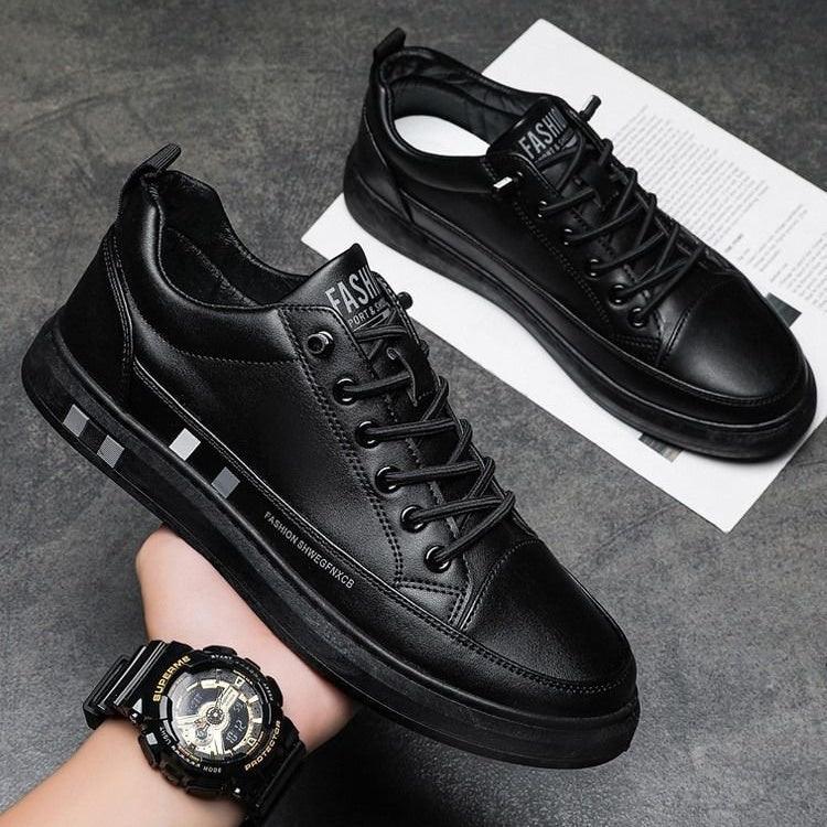 Chaussures Orthopédiques Hommes décontractées en cuir véritable - Confort Orthopédique