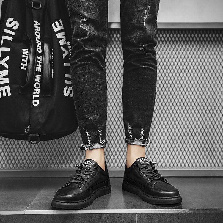 Chaussures Orthopédiques Hommes décontractées en cuir véritable - Confort Orthopédique