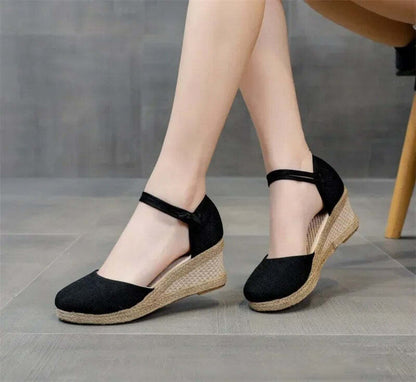 Espadrille femme chic de soirée - 35 / Black